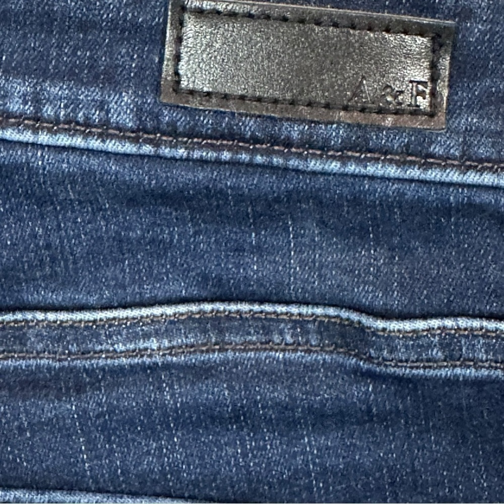 Abercrombie & Fitch Simone High Rise Super Skinny Jeans Dark Wash Size 27/4L - Picture 10 of 15